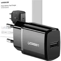UGREEN - USB Oplader voor Telefoon of Tablet 5V 2.1A - Zwart