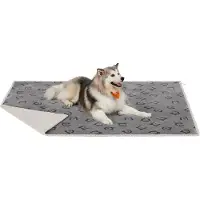 Songmics waterdichte hondendeken machinewasbaar, Grijs / XXXL (229 x 203 cm)