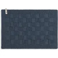 Knit Factory Placemat Uni - Granit - 50x30 cm