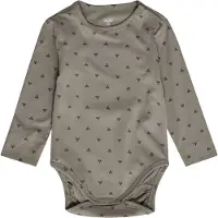Hummel kinderbody met lange mouwen Hmlmini Bee Aop L/S 230320