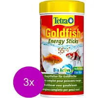 Tetra Visvoer Goldfish Energy Sticks - Vissenvoer - 3 x 250 ml
