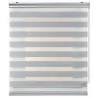 STORESDECO - Premium Duo rolgrodijn aluminium afwerking Grijs, 180x250 cm