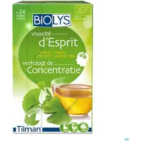 Biolys Concentratie Ginkgo-Groene Thee 24 St Filterzakje