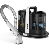 LUND Draagbare 2-in-1 Vlekkenreiniger & Tapijtreiniger – 600W – 15 kPa Zuigkracht – Inclusief Raamwisser & Bekledingsborstels – Voor Auto, Bank & Tapijt