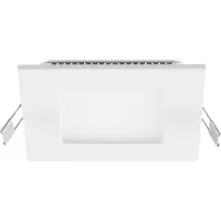 Deko-light 565430 Downlight - Anik Square 90 Inbouwlamp LED 9 W Verkeerswit (RAL 9016)