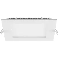 Deko-light 565443 Downlight - Anik CCT Square 155 Inbouwlamp LED 17 W Verkeerswit (RAL 9016)