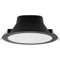 Deko-light 565754 Downlight - Acrux Pro 190 Inbouwlamp LED 30 W Diepzwart (RAL 9005)
