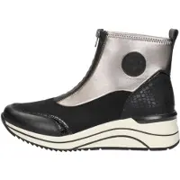 Remonte Boots 'Enkellaarsjes Plat' zwart
