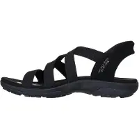 SKECHERS Sandaal 'Slip-Ins: Reggae Slim' zwart