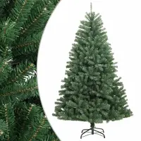 Prolenta Maison Exclusive - Kunstkerstboom, inklapbaar met voet, groen, 180 cm