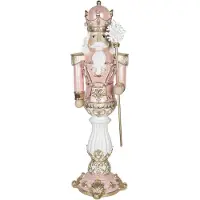 Clayre & Eef DECORATIE NOTENKRAKER LED | 21*20*67 CM | ROZE | KUNSTSTOF | CLAYRE &