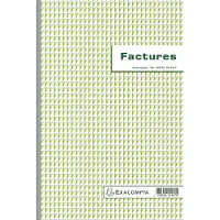 Exacompta facturen, ft 29,7 x 21 cm, dupli, Franstalig