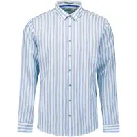 No-excess Overhemd blauw