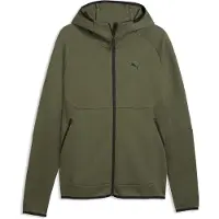 Puma Sportsweatvest olijfgroen
