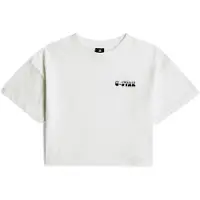G-Star Shirt 'Girls Cropped Relaxed T-Shirt' wit