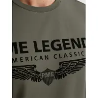 PME Legend Shirt 'T-shirt with logo' donkergroen