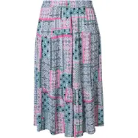 Ulla Popken Rok groen / pink