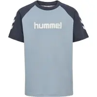 Hummel kindersportshirt met Hmljr-logo, T-shirt met korte mouwen 229742