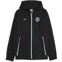 Puma Trainingsjack 'Olympique de Marseille' mintgroen / zwart