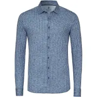 Desoto Deoto hirt Kent Linen Optic tripe Navy