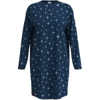 Mey Lange mouwen nachthemd Serie Polar Sky Deep Marine | Maat 44