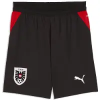 Puma Sportbroek 'Österreich 2026 ' rood / zwart / wit