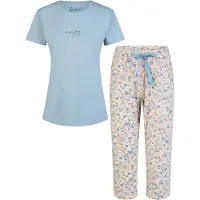 Louise Pyjama 'Capri' blauw