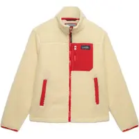Superdry Heritage Zip Through Fleece Crème Grootte: 36