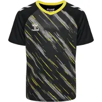 Hummel Functioneel shirt geel / grijs / zwart / wit