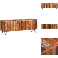 vidaXL Tv-kast - Tv-kasten - Tv-meubel - Hifi-meubel - Tv-meubel 110x30x40 cm massief gerecycled hout