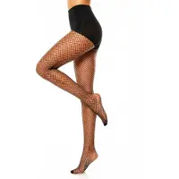 Glamory Panty's 'Mesh Netzstrumpfhose' zwart
