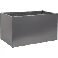 UNUS Plantenbak Bloembak Bloempot rechthoekig 80x40x40 cm antraciet