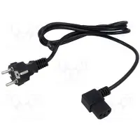 POS Hoek AC Stroomkabel C13 1.5m EU