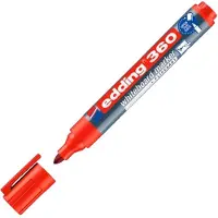 Edding whiteboard marker 360, ronde punt, 10 stuk, rood