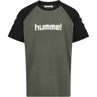 Hummel kindersportshirt met Hmljr-logo, T-shirt met korte mouwen 229742