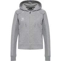 Hummel Sportief sweatvest grijs gemêleerd