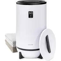 SereneLife Handdoek verwarmer – Elektrische Towel warmer met Geurfunctie – Automatische Uitschakeling – Zwart