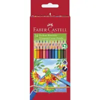 Faber-Castell kleurpotloden - driekantig - kartonnen etui à 24 stuks - FC-116544