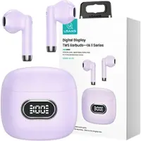 Usams Bluetooth 5.3 TWS IA II-serie hoofdtelefoon draadloos paars/paars BHUIAII03 (-IAII15)
