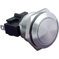 BULGIN MP0031 MP0031 Vandalismebestendige druktoets 250 V/AC 5 A 1x uit/(aan) Moment (Ø x h) 21.5 mm x 31.6 mm IP66 1 stuk(s)
