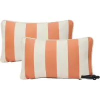 Fatboy Paletti Armleuning Set Oranje / Creme - Kussens voor buiten Gepoedercoat Staal Orange - 107467