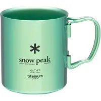 Snow Peak Mok Titanium Double Wall Green 450ml