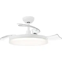 Philips Plafondventilator met LED lamp | Solr | Ø 106 cm | Inklapbare bladen | 2700- 5500K | Wit | Dimbaar