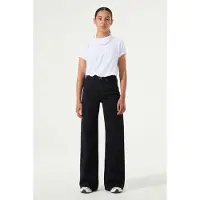 Garcia Annemay meisjes Jeans, 158, Zwart, Wide fit