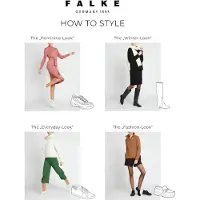 Falke Invisible Deluxe eenkleurig materiaal transparant 8 DEN panty dames bruin - maat S