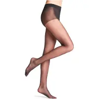 Falke Corset eenkleurig materiaal transparent 20 DEN panty dames zwart - maat S