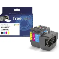Freecolor Inkt, Cartridge Brother LC3219XL Multipack BK/C/M/Y gereviseerd (M, C, Y, BK)