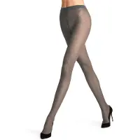 Falke Particle gedessineerd materiaal transparent 20 DEN panty dames grijs - maat S
