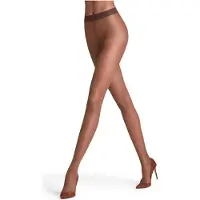 Falke Seidenglatt eenkleurig materiaal transparant 15 DEN panty dames bruin - maat S