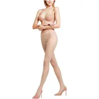Falke Shelina eenkleurig materiaal transparant 12 DEN panty dames transparant - maat XL